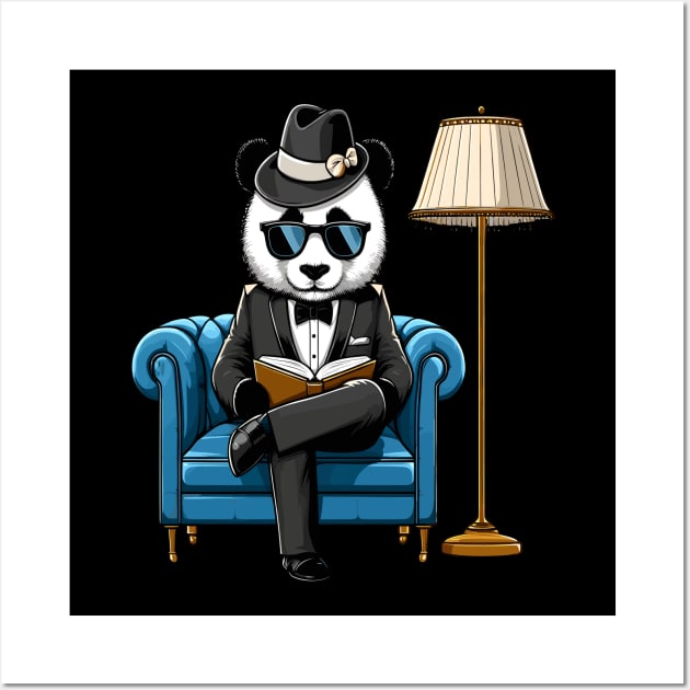 Giant Panda In A Chair Wall Art by Graceful Designs